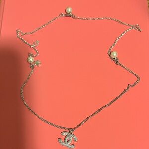 Inspired Silver Pearl Star Pendant Necklace - Silver